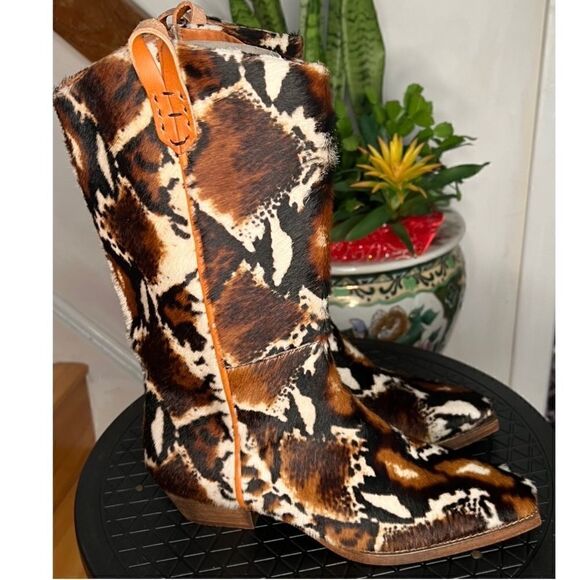 New Free People We The Free Montage Hair On Tall Boots - Picture 7 of 9